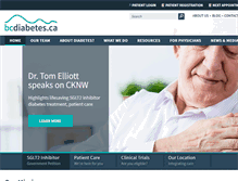Tablet Screenshot of bcdiabetes.ca